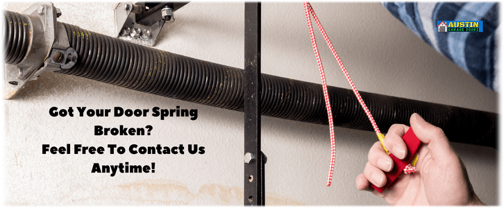 Broken Garage Door Spring Repair Austin TX